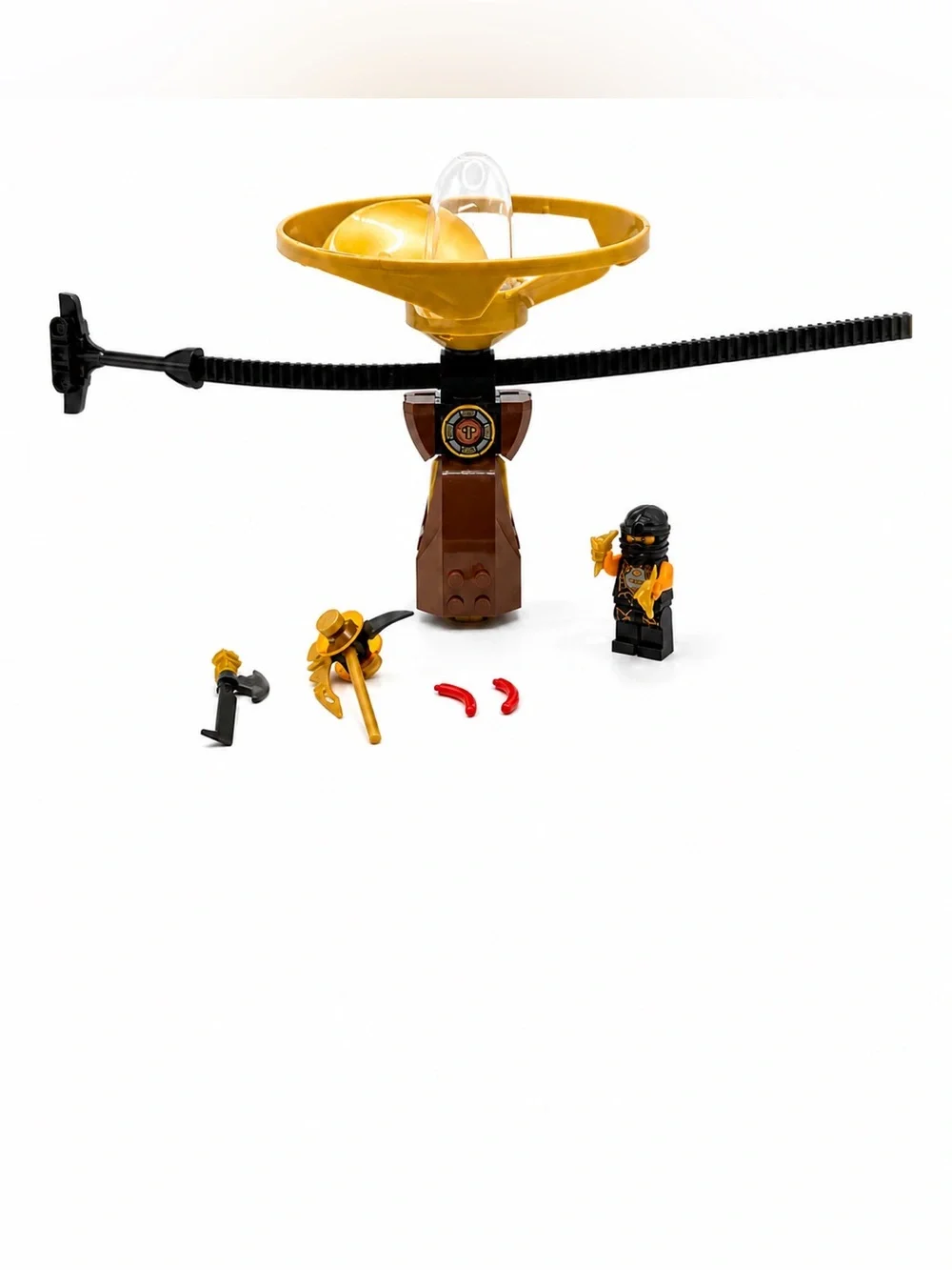 LEGO Ninjago Masters of Spinjitzu Airjitzu Cole Flyer Possession Retired #70741